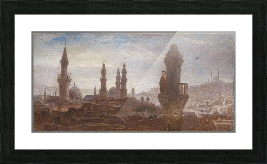 Cairo by moonlight Picture Frame print