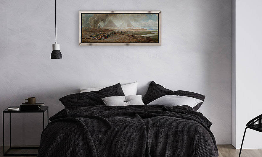 A battle site by Edward Angelo Goodall