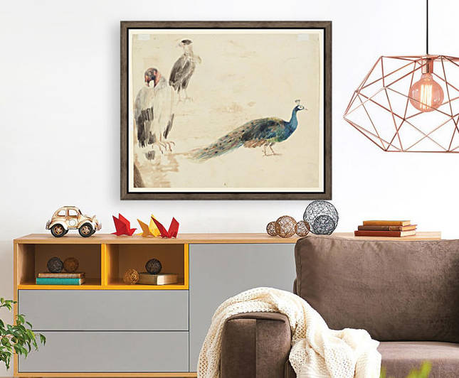 Three birds by Edward Angelo Goodall