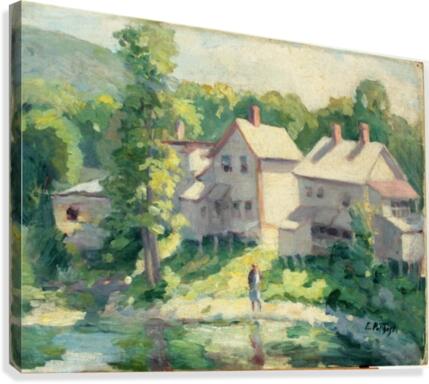 Wading Canvas Print