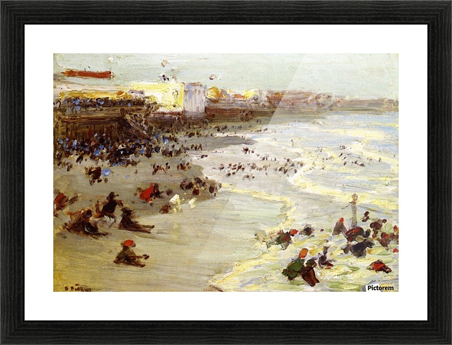 Coney Island Picture Frame print