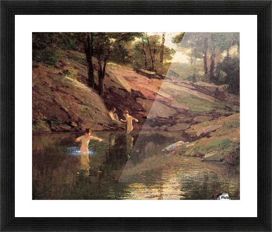 The Swimming Hole Picture Frame print