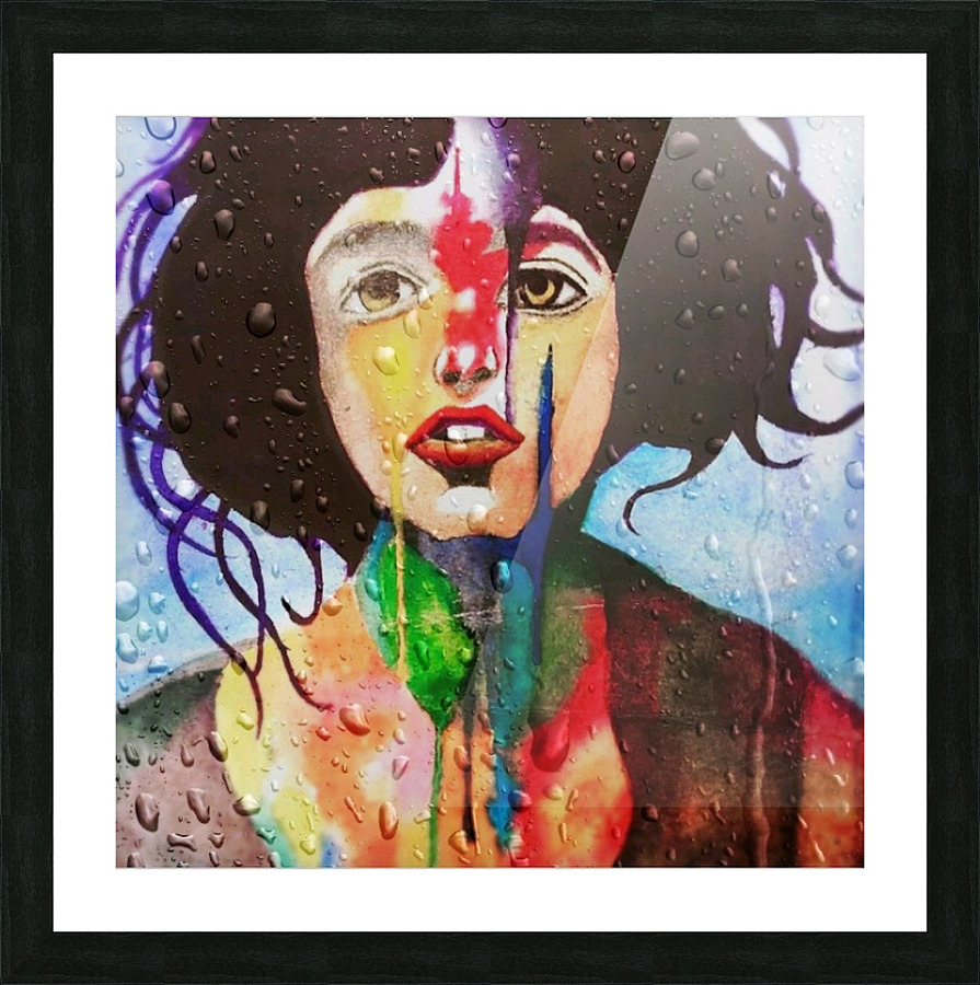 deep in thought Picture Frame print