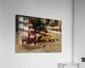Two Arabs Reading Acrylic Print