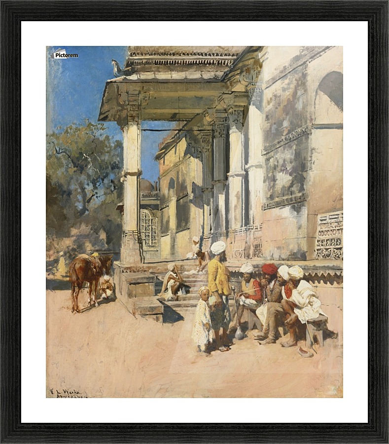 The Scholars Picture Frame print