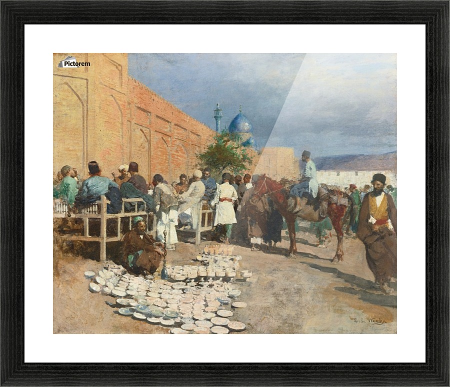 Indian Sunday Picture Frame print