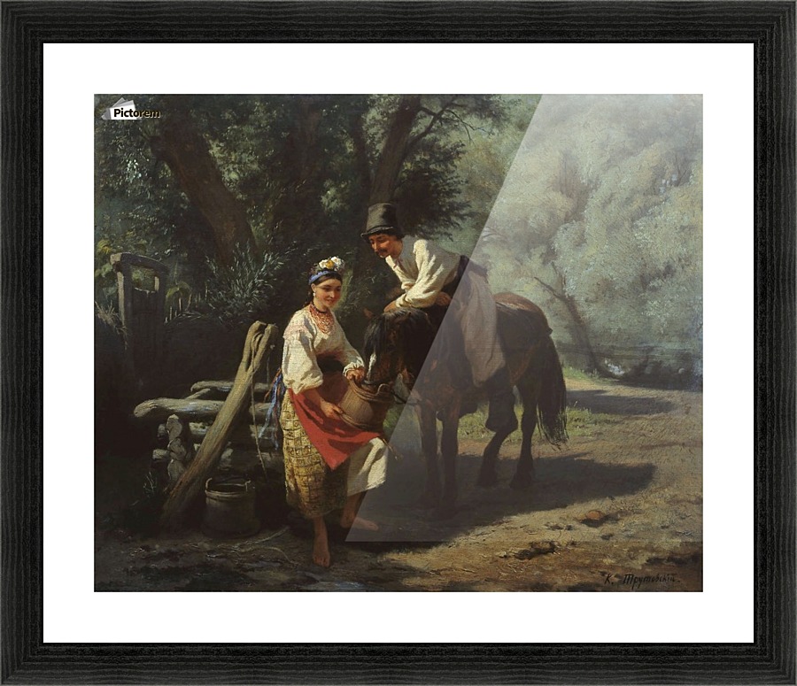 By the Well Picture Frame print