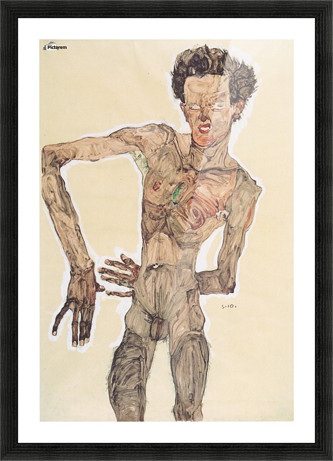 Grimassierendes Picture Frame print