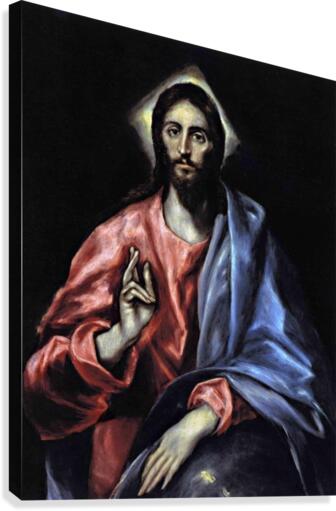Christ as Saviour Canvas Print