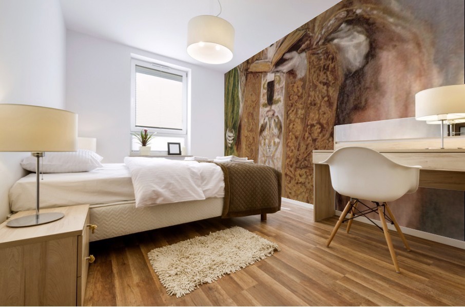 Saint Ildefonsus Mural print