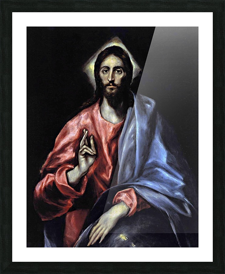 Christ as Saviour Picture Frame print