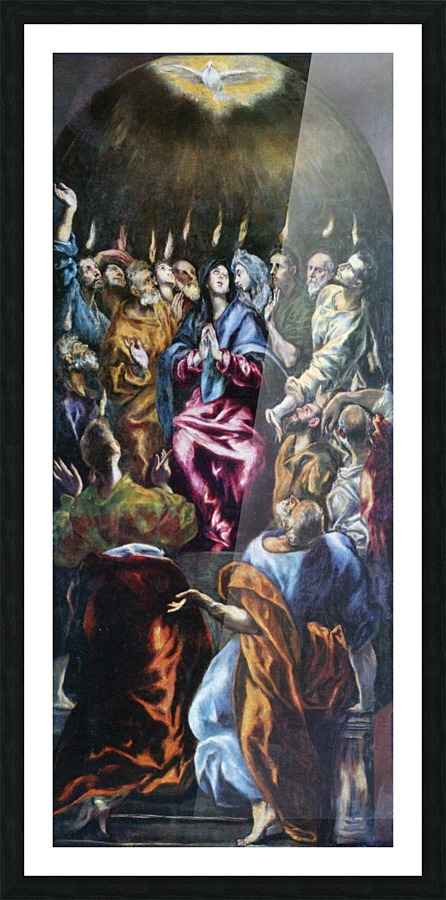 Pentecost Picture Frame print