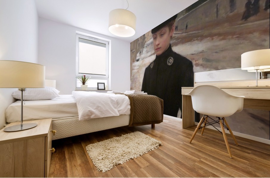 Jeune Nanceienne Mural print
