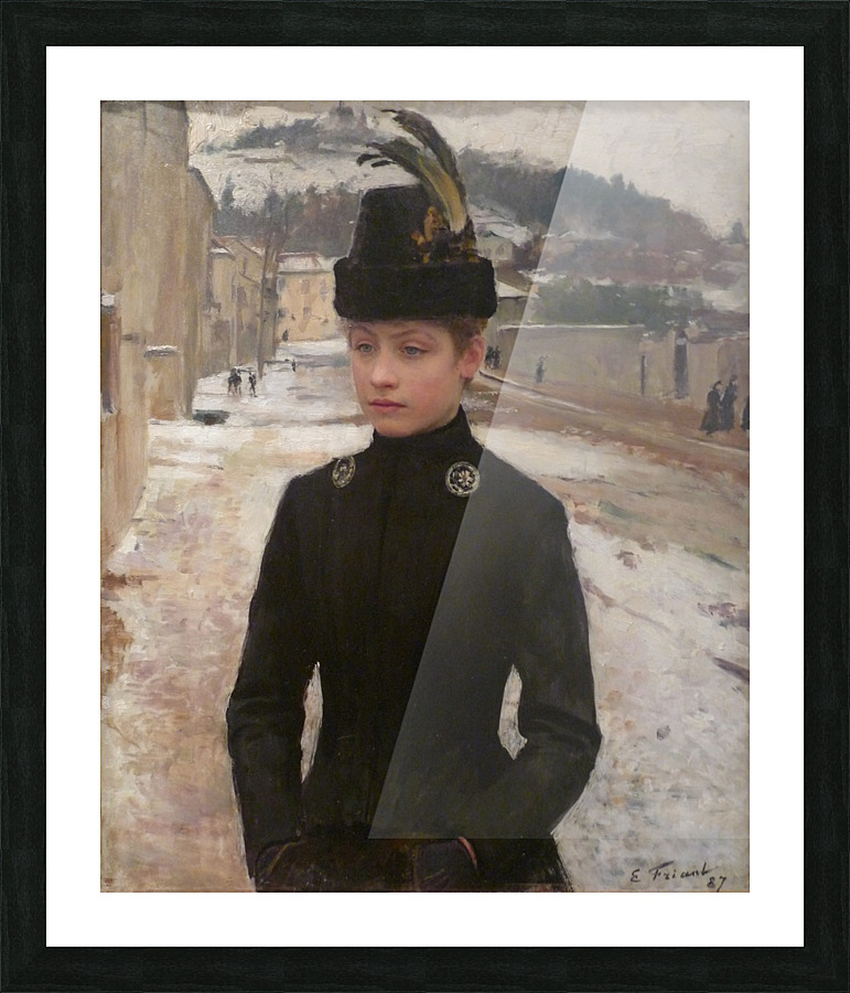 Jeune Nanceienne Picture Frame print