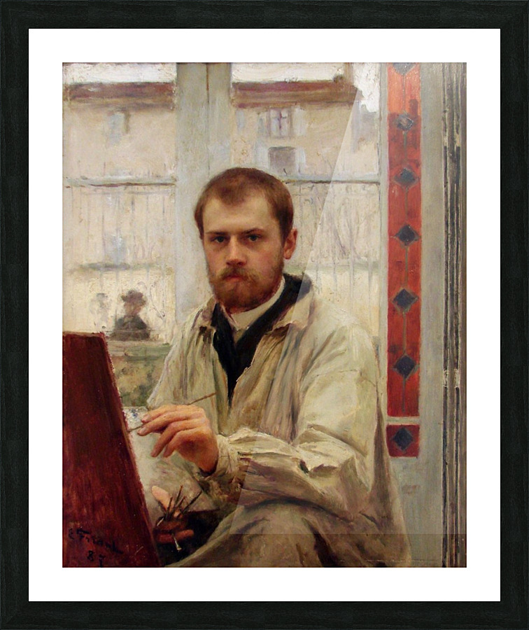 Self portrait 1887 Picture Frame print