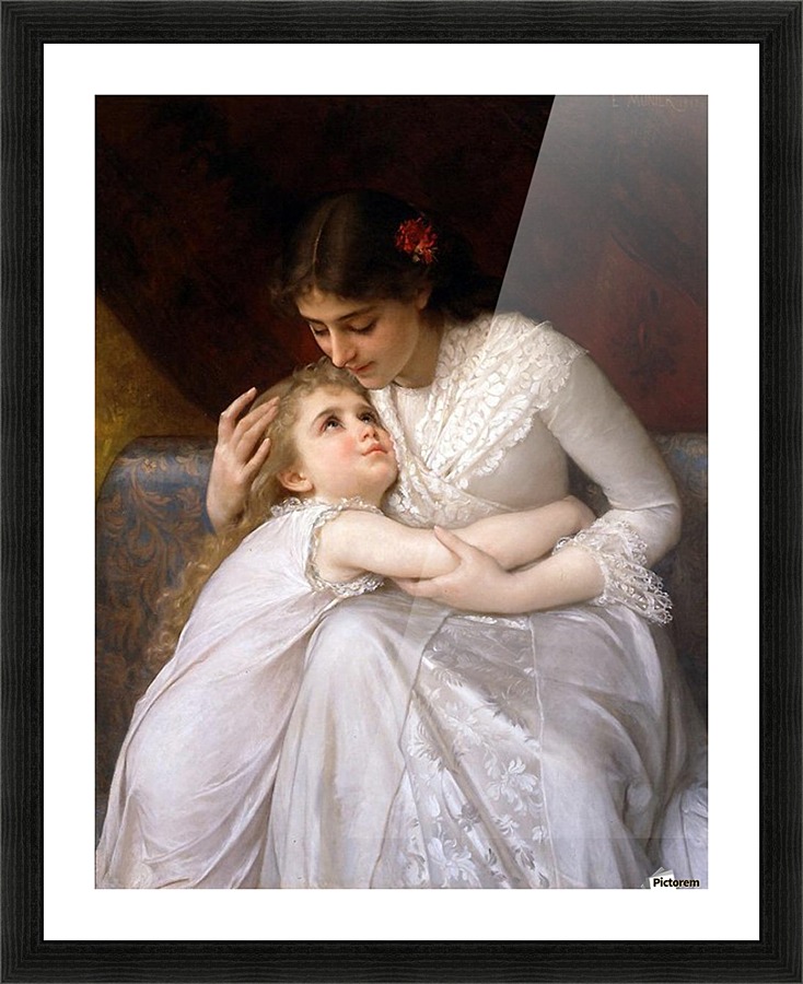 Mother and child Picture Frame print