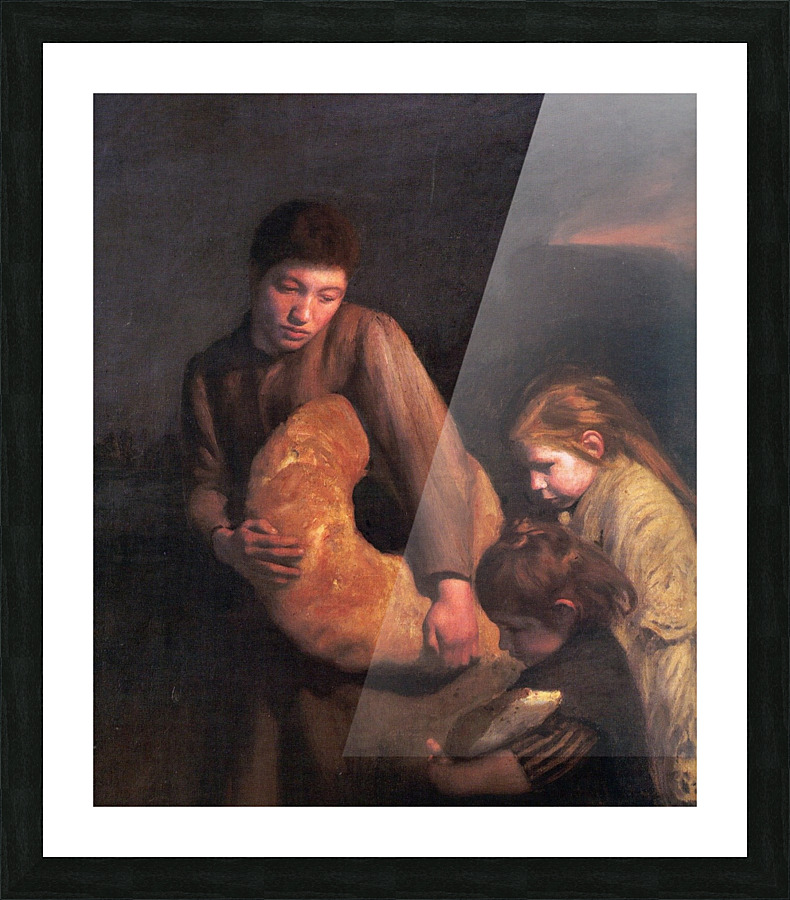 Maternal Tenderness Picture Frame print