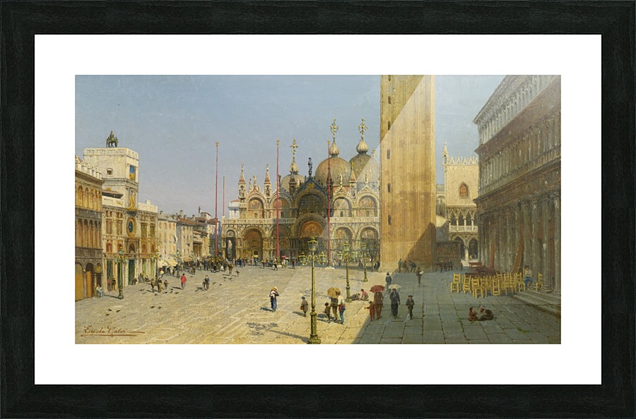 Piazza San Marco view Picture Frame print