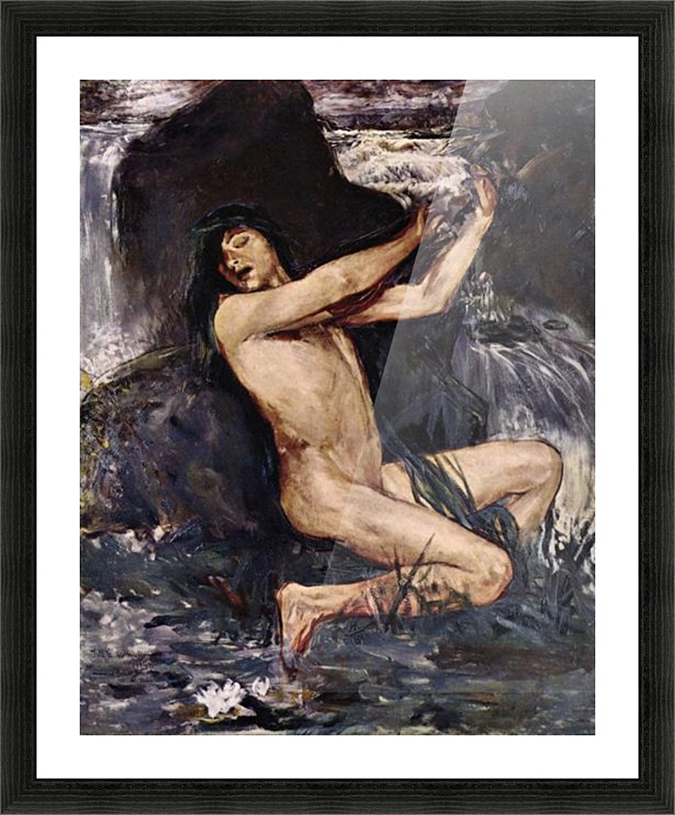 The nothing Picture Frame print