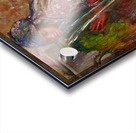 Fillette bouvant a la source Acrylic print