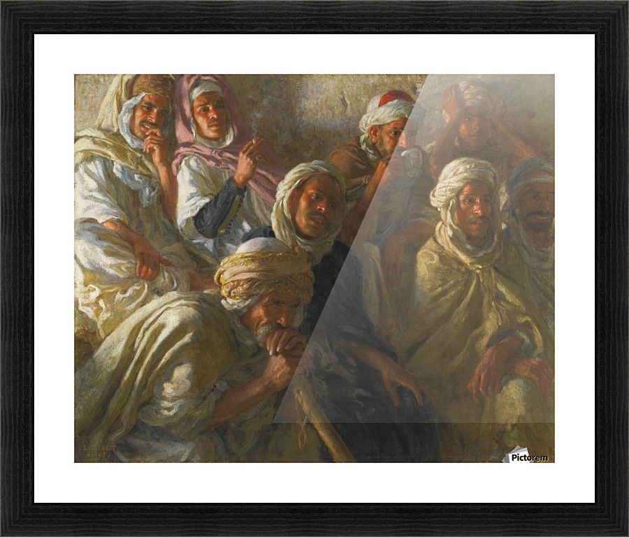 Spectateurs admir Picture Frame print
