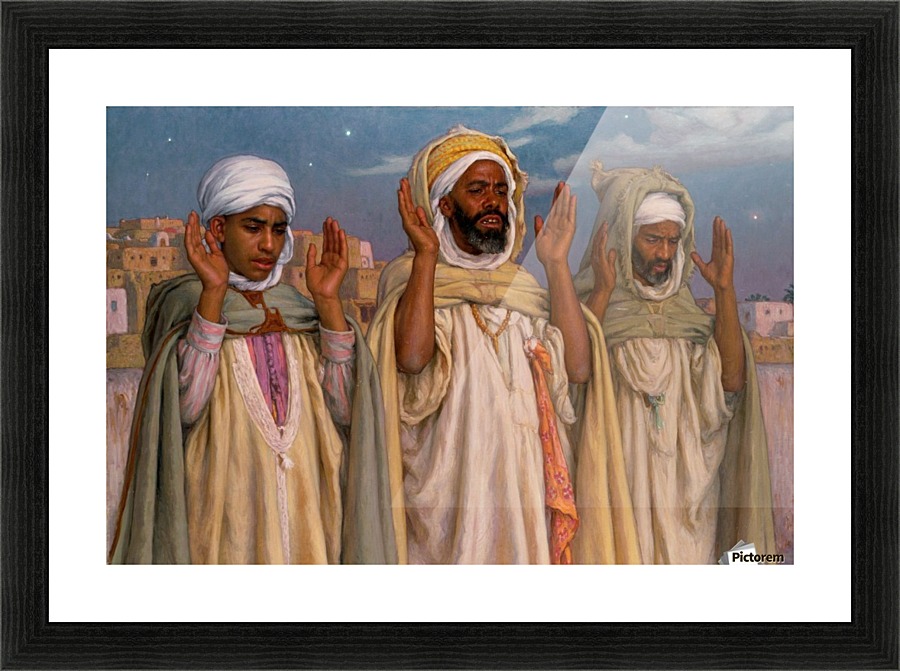 Prayer at Dawn Picture Frame print