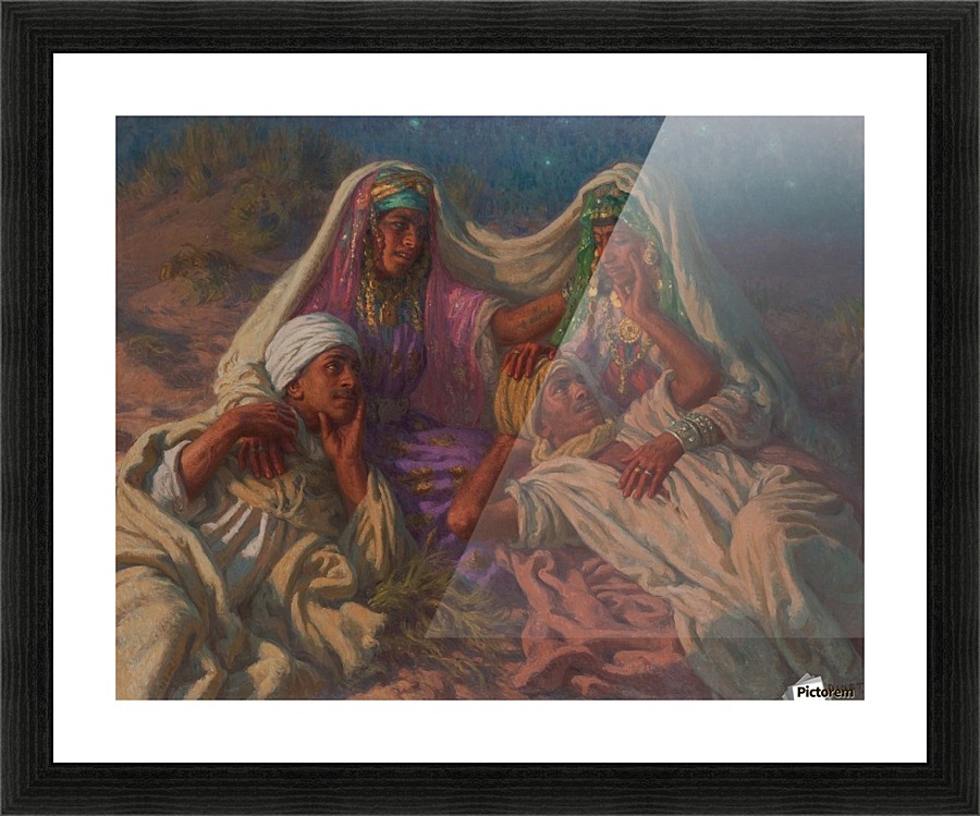 The wawe Picture Frame print
