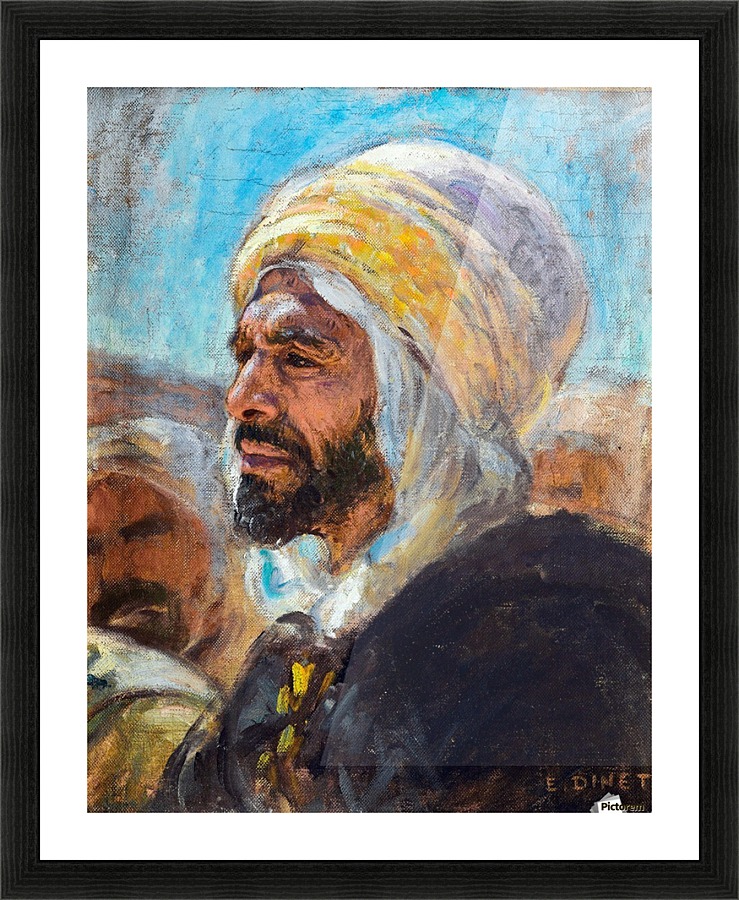 Portrait for a man Picture Frame print