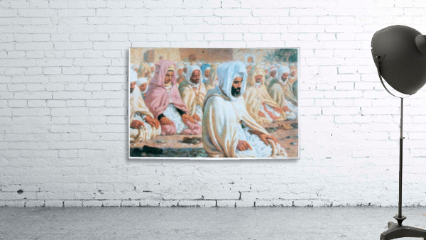 Men in prayer Wall Preview