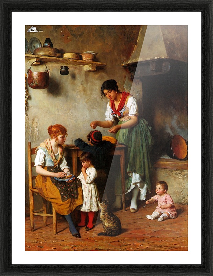 A helping hand Picture Frame print
