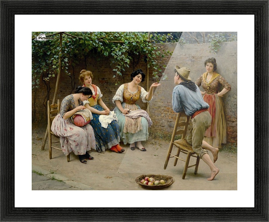 Daily talks Picture Frame print