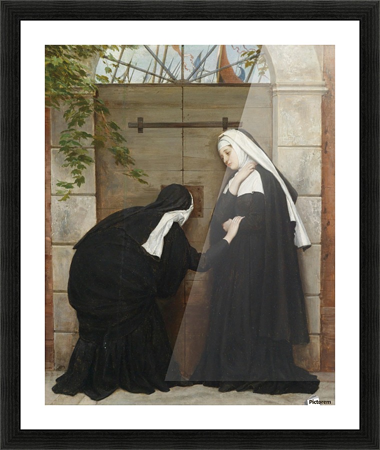 Nuns under threat Picture Frame print