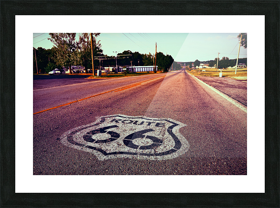 Route 66 Picture Frame print