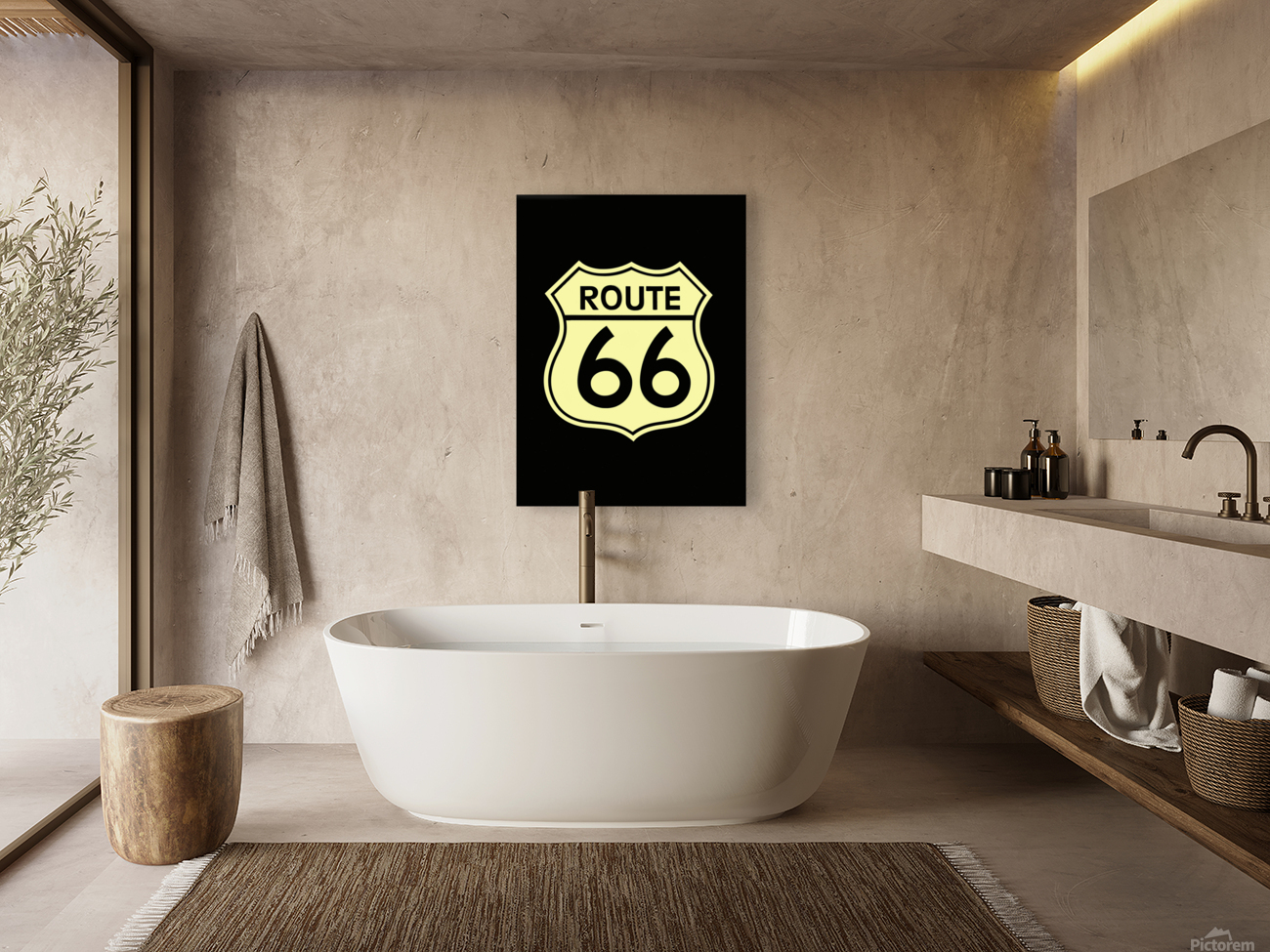 Route 66 sign Reproduction