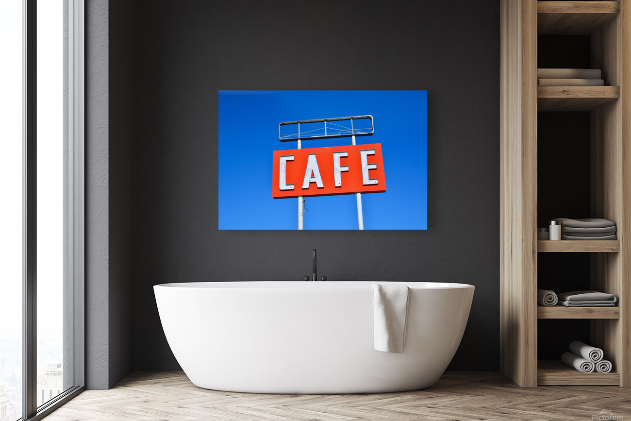 Cafe sign Reproduction