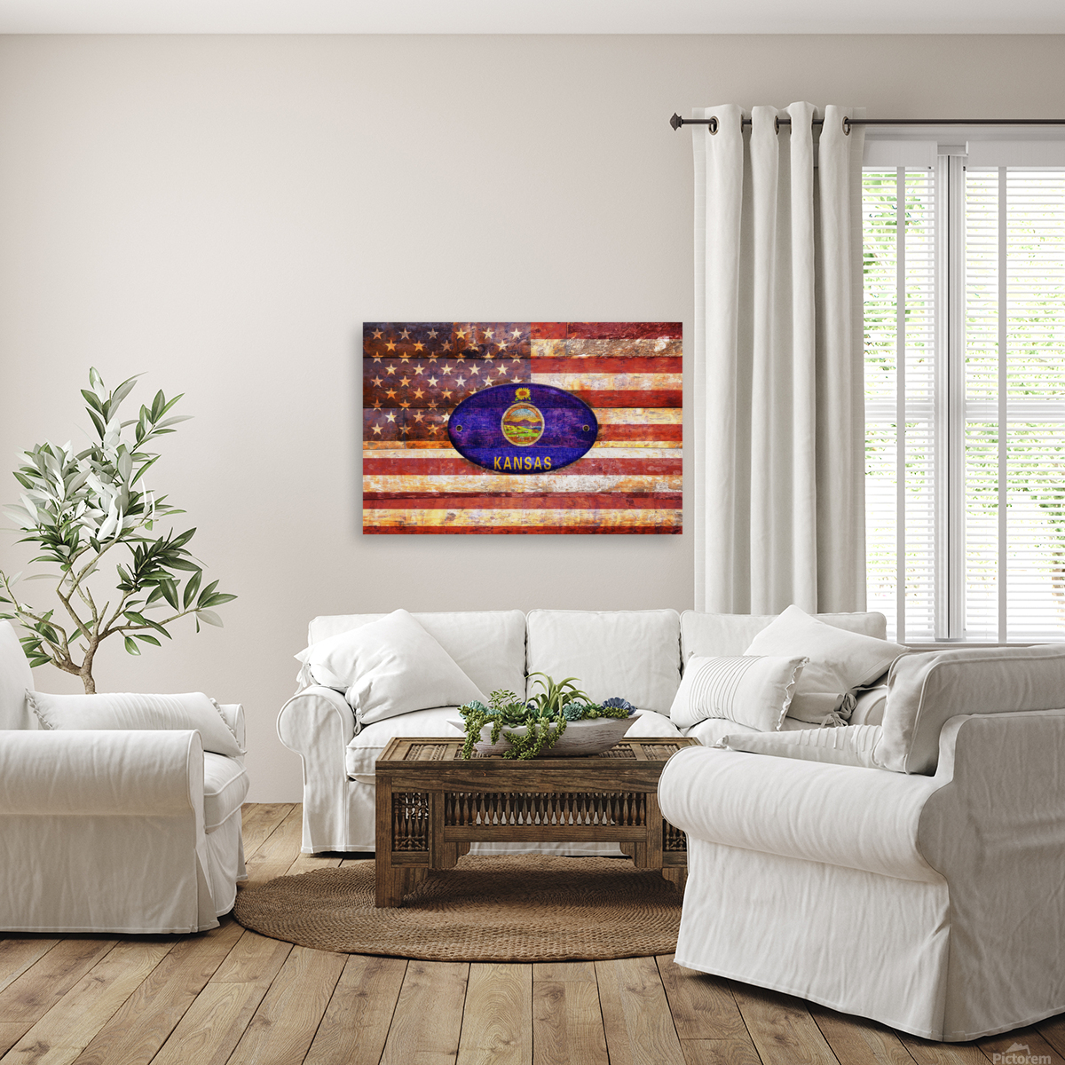 Kansas flag Reproduction
