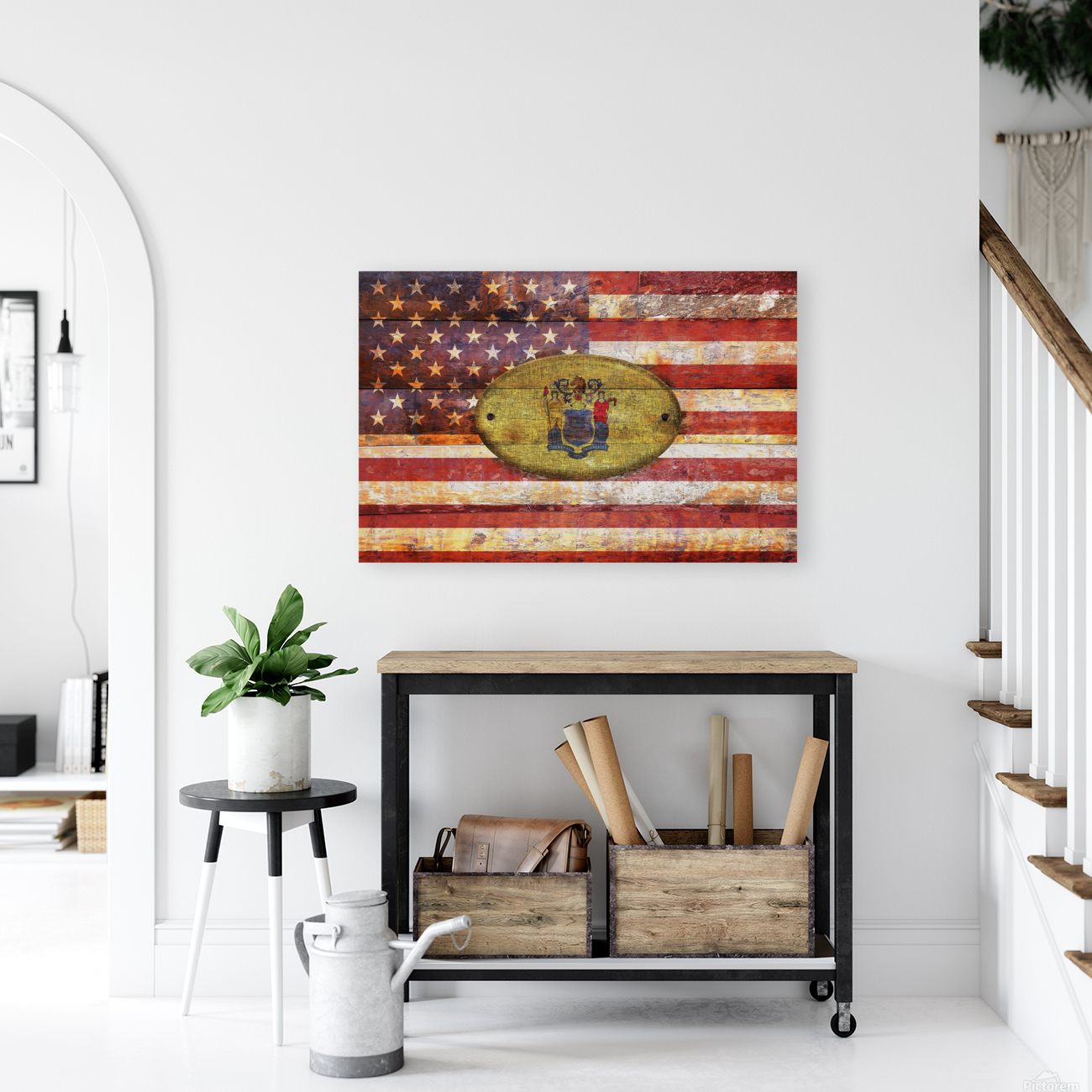 New jersey flag Reproduction