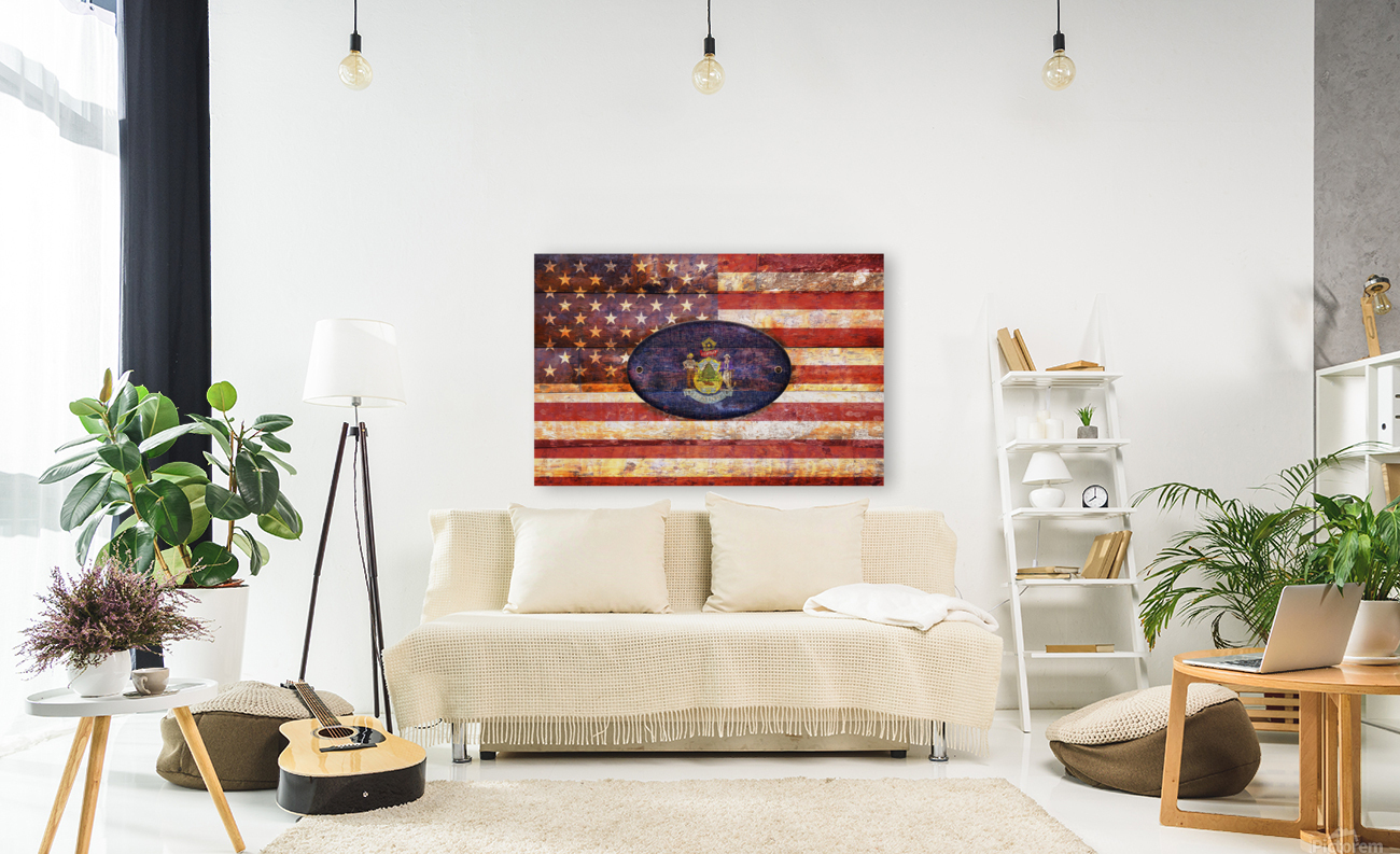 Maine flag Reproduction