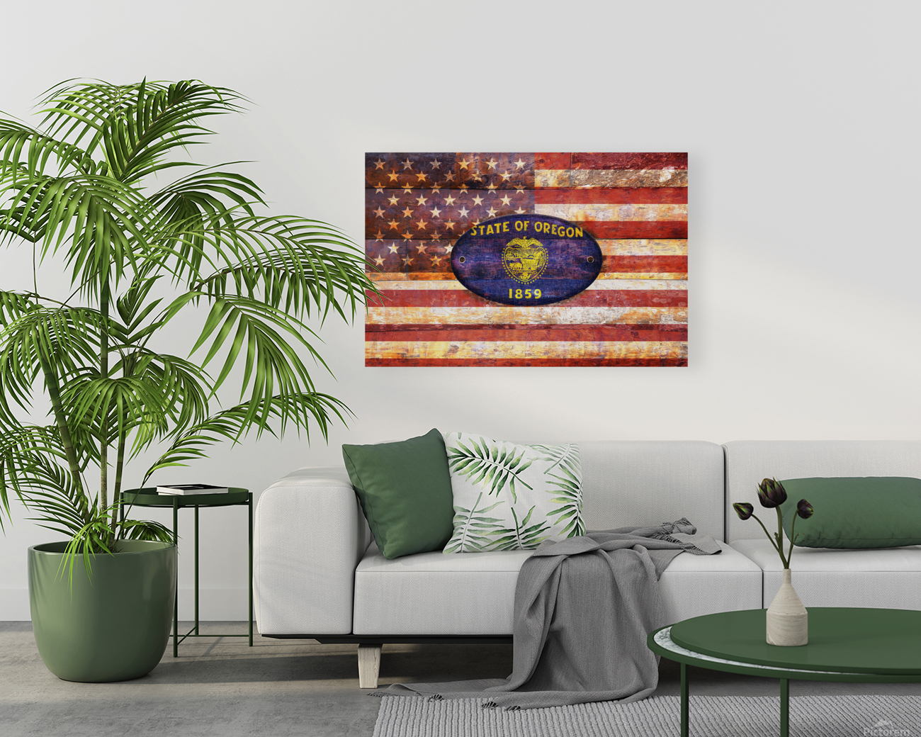Oregon flag Reproduction