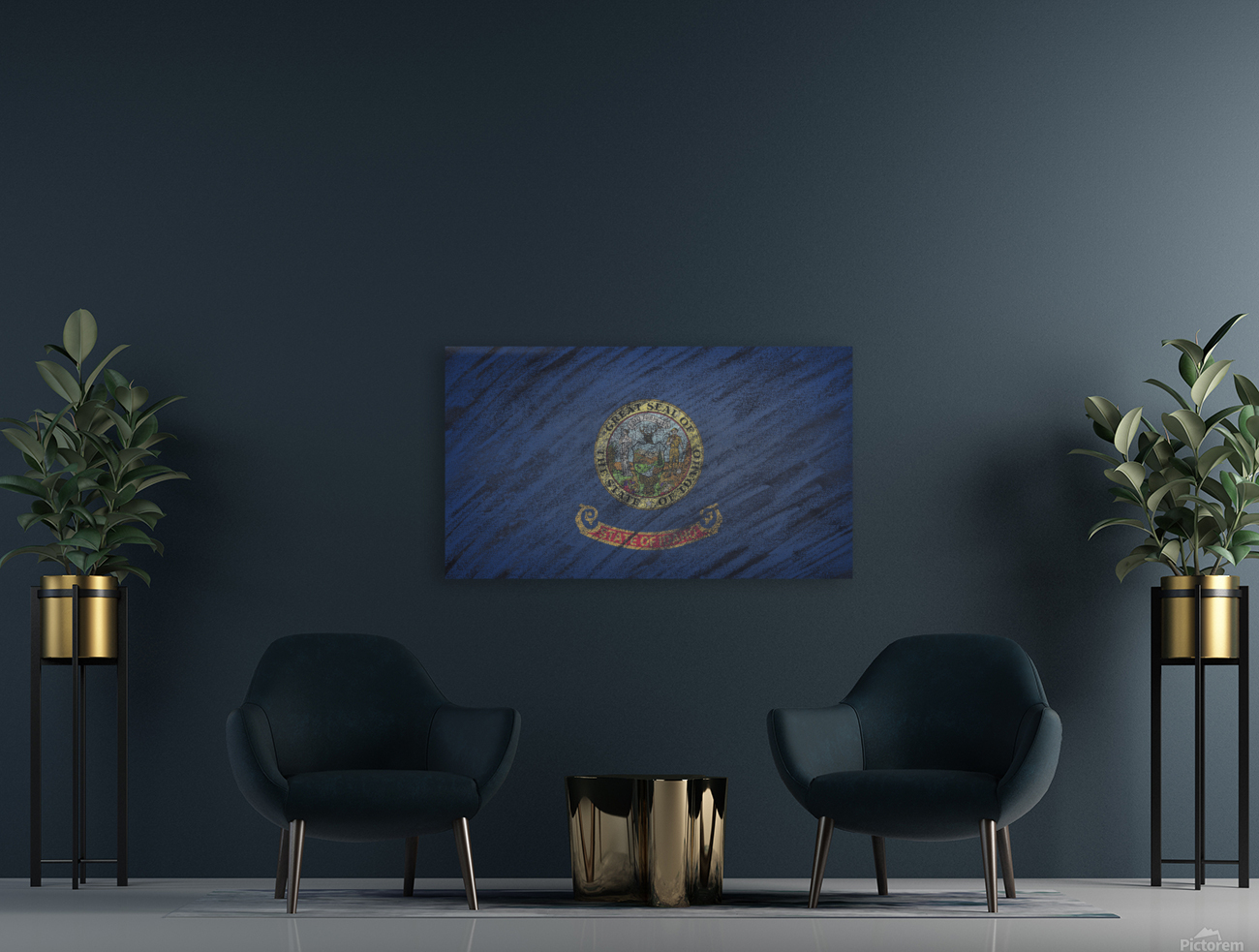 Idaho flag Reproduction