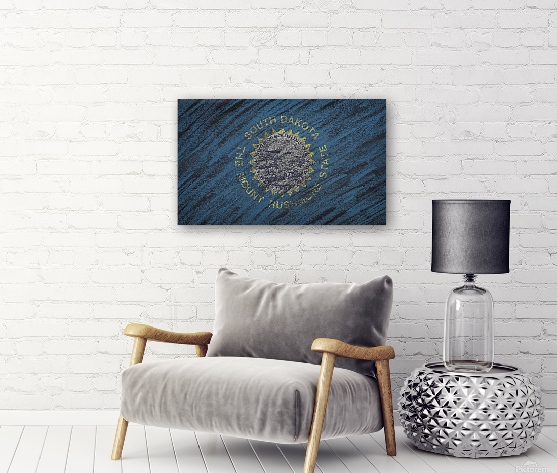 South Dakota flag Reproduction