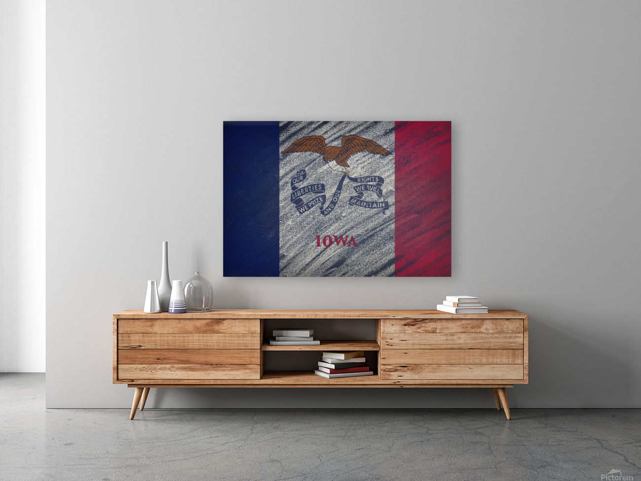 Iowa flag Reproduction