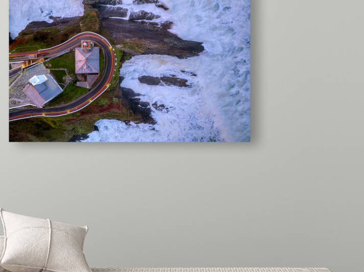  Luarca lighthouse in Asturias Spain. by CreativePhotoSpain