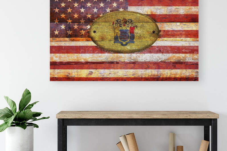 New jersey flag Reproduction