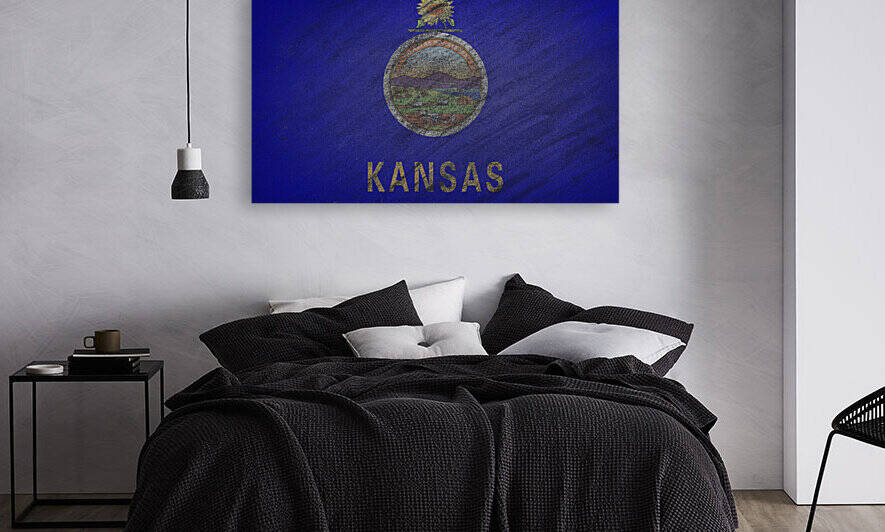 Kansas flag by CreativePhotoSpain