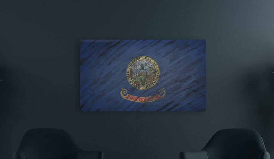 Idaho flag by CreativePhotoSpain