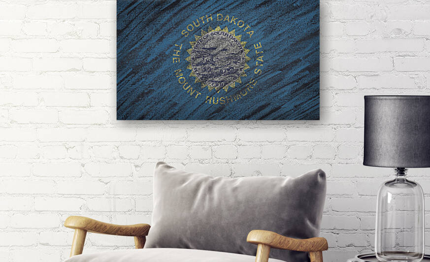 South Dakota flag by CreativePhotoSpain