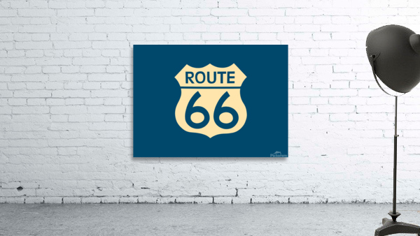  Route 66 label Wall Preview