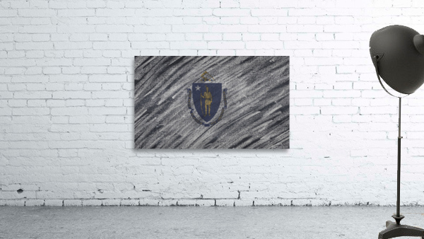 Massachusetts flag Wall Preview