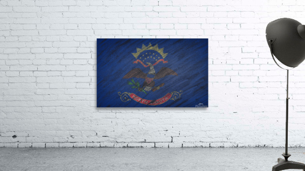 North Dakota flag Wall Preview